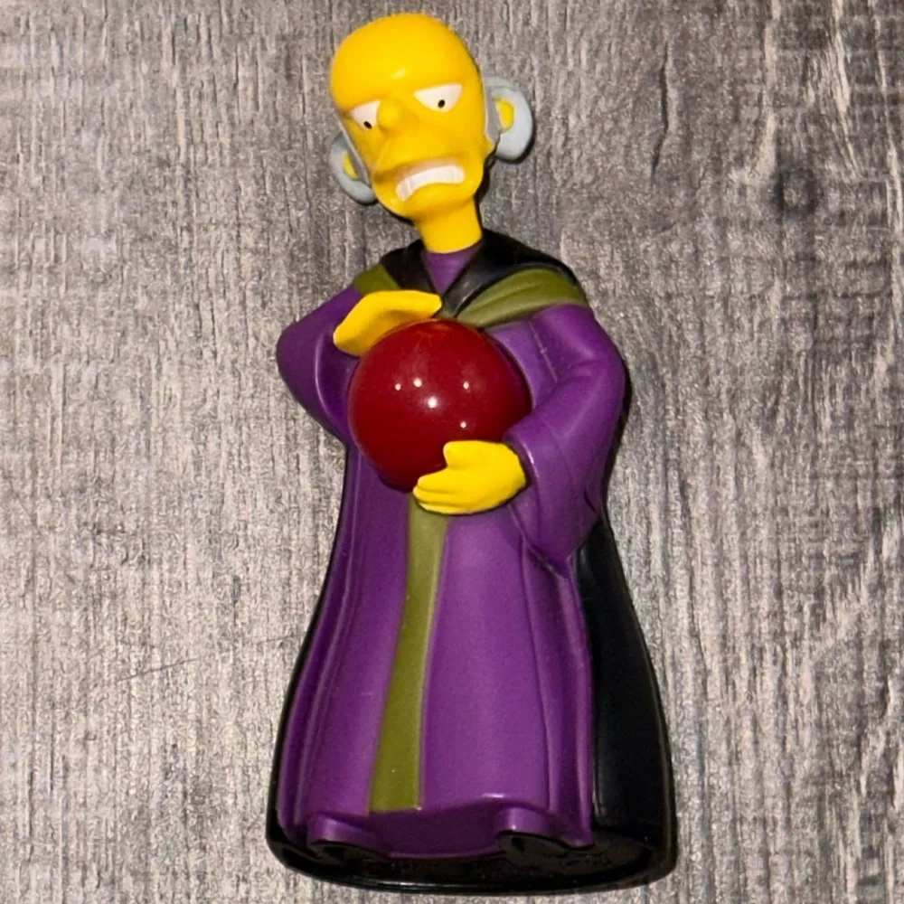💞 Fox The Simpsons Mr. Burns Collectible Burger King Toy